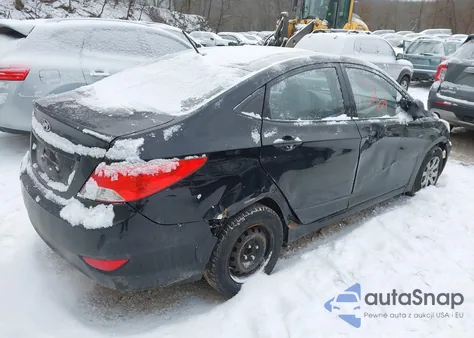 2013 Hyundai Accent Gls z USA, uszkodzony, nr VIN KMHCT4AE9DU412692
